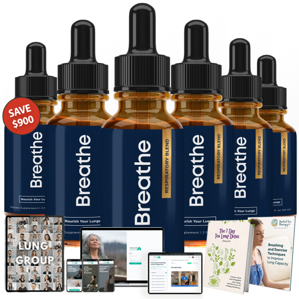 6 bottles of Breathe with Bonuses